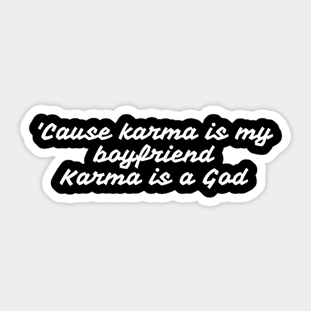 Karma Sticker by virtuallies